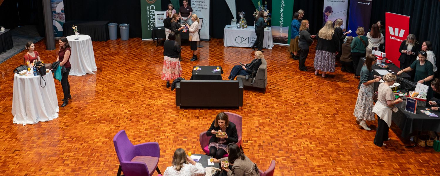 X Space configured for a large networking and exhibition event.